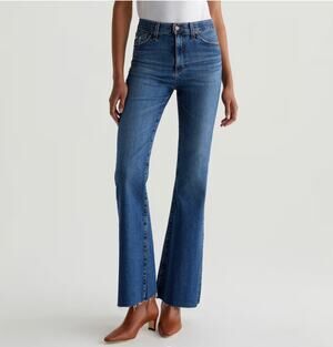 AG DENIM New Madi High Rise Flare Denim Jeans in 15 Years Prague // 24